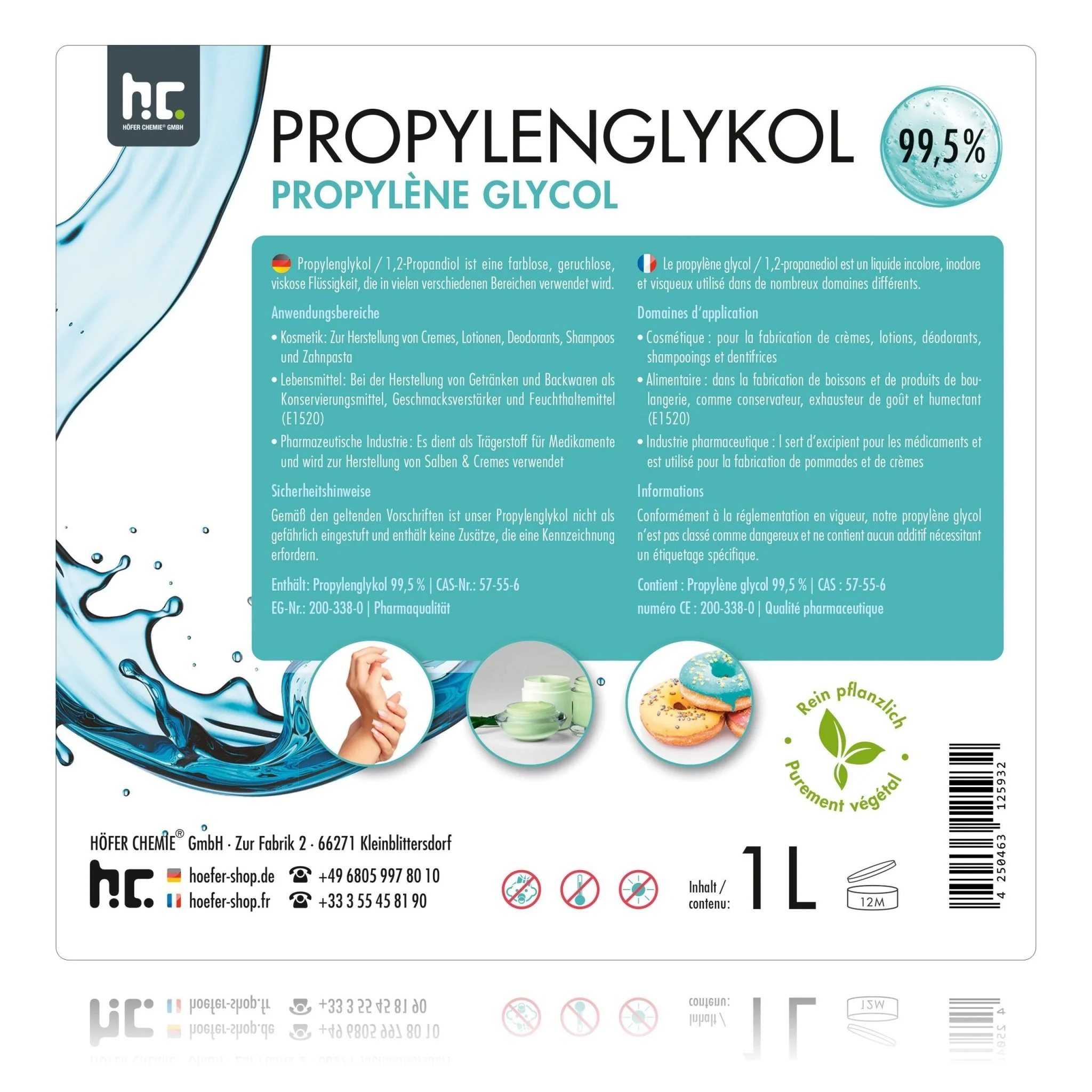 1 L Propylenglykol 99,5% in Pharmaqualität - Image 6