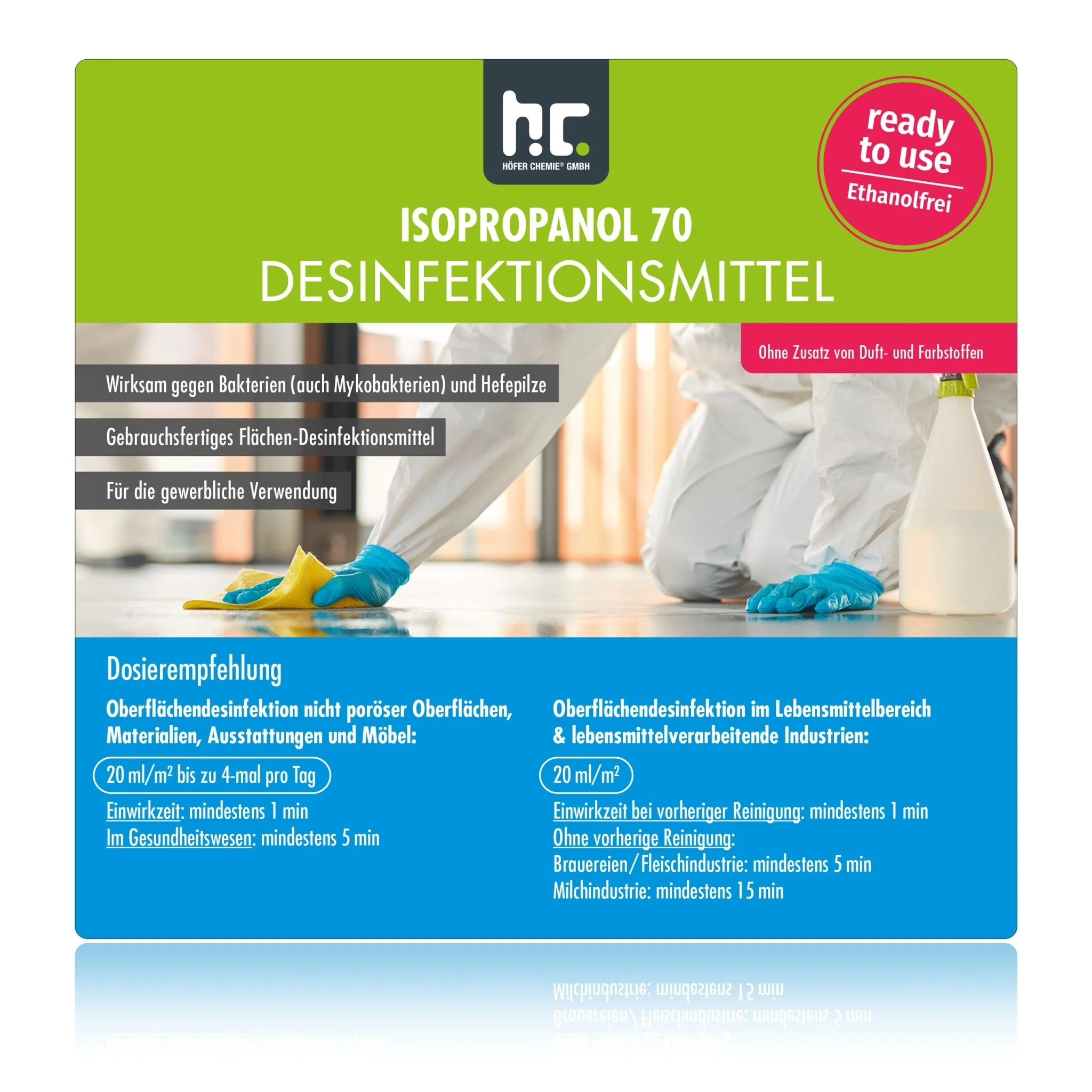 10 L Isopropanol 70 - Desinfektionsmittel für Oberflächen - Image 15