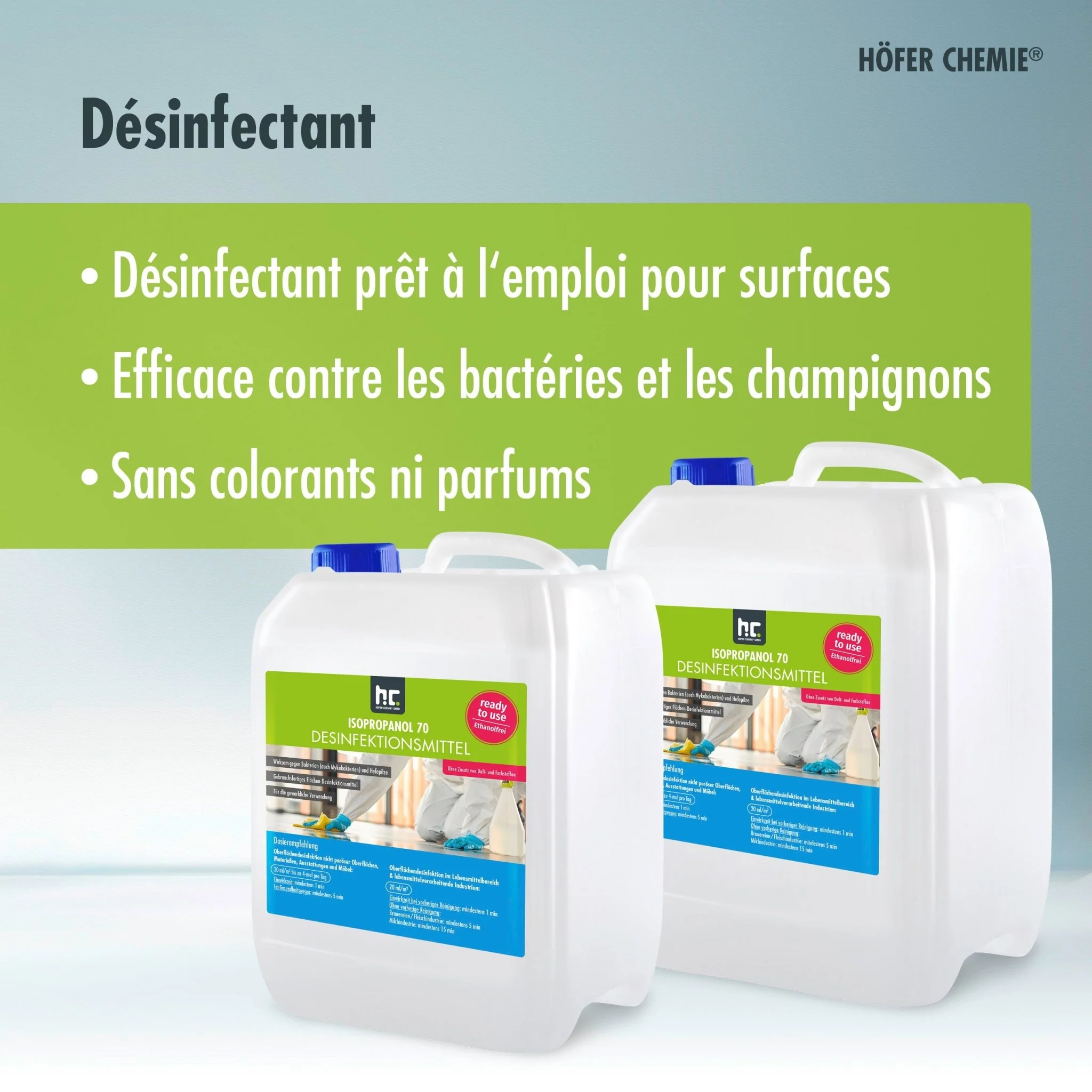 10 L Isopropanol 70 - Desinfektionsmittel für Oberflächen - Image 6