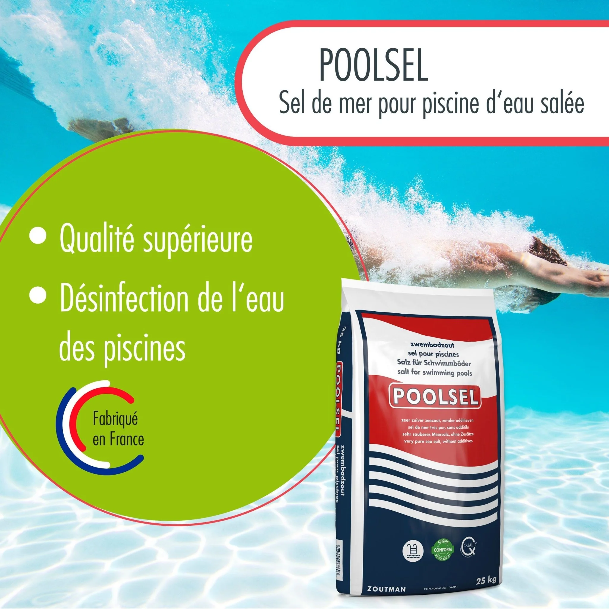 25 kg POOLSEL Meersalz für Salzwasserpools - Image 4