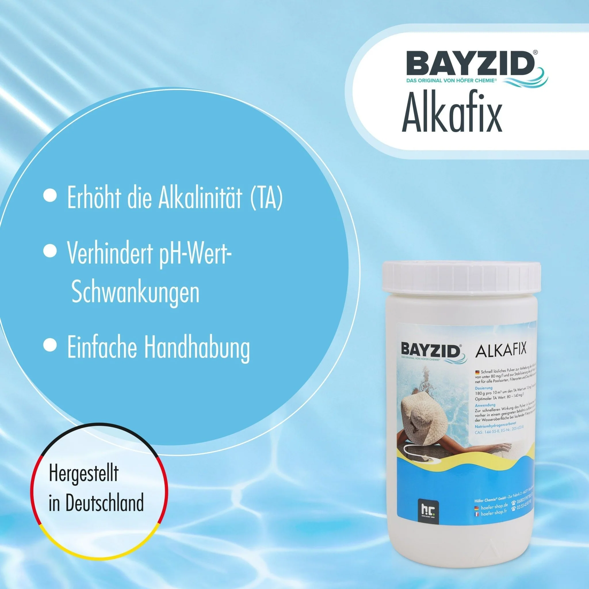 5 kg BAYZID® Alkafix zur Anhebung der Alkalinität (TA) in Eimer - Image 4