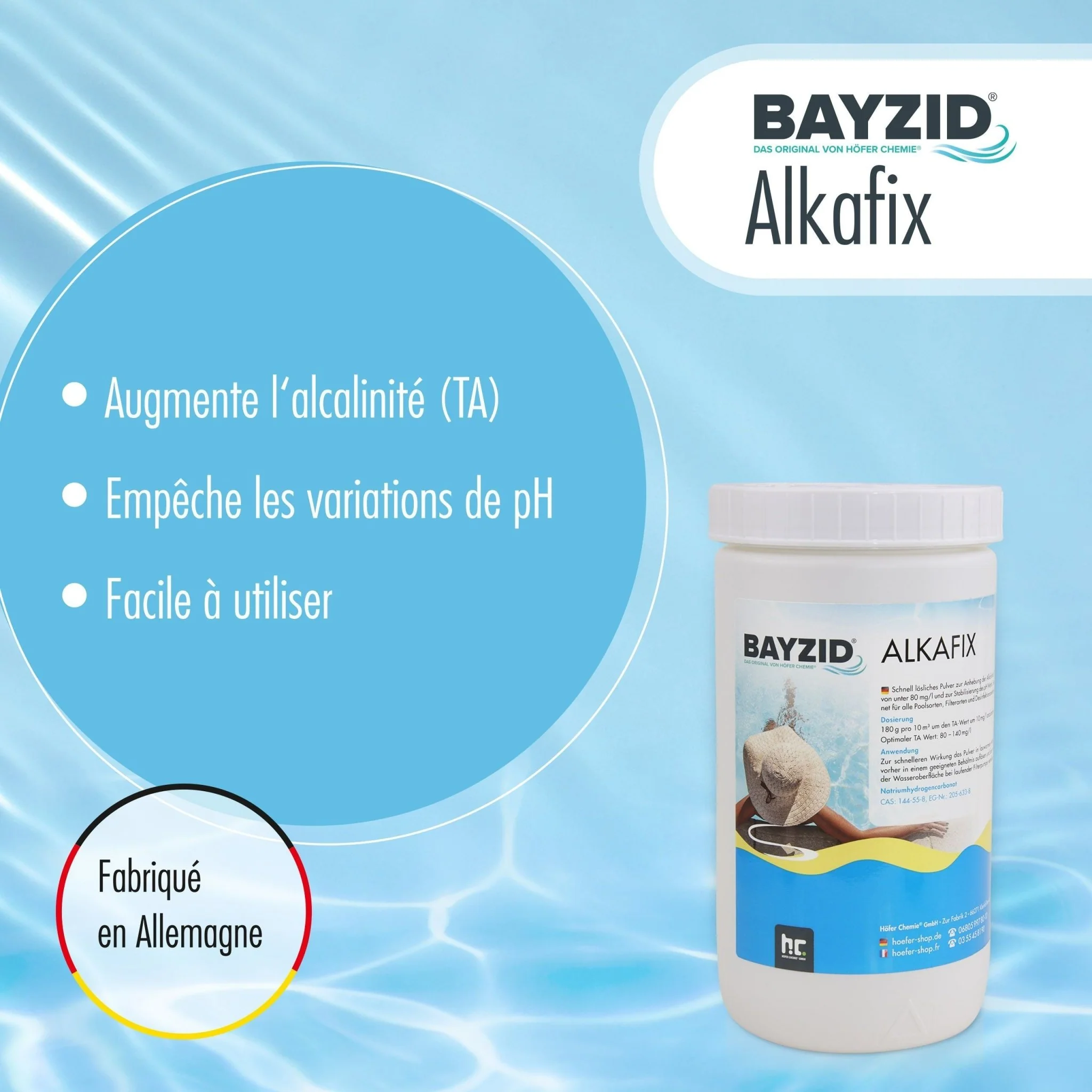5 kg BAYZID® Alkafix zur Anhebung der Alkalinität (TA) in Eimer - Image 5