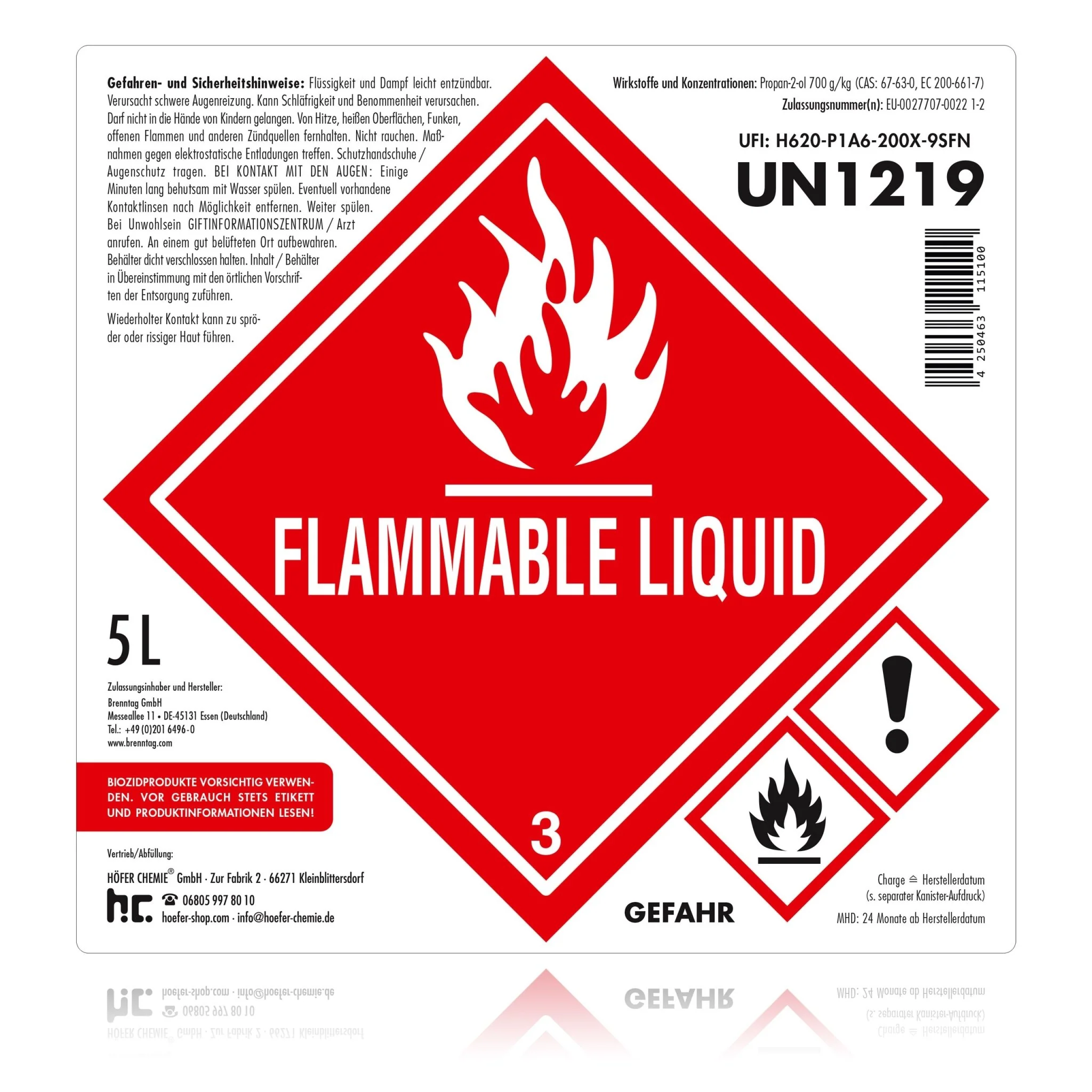 5 L Isopropanol 70 - Desinfektionsmittel für Oberflächen - Image 17