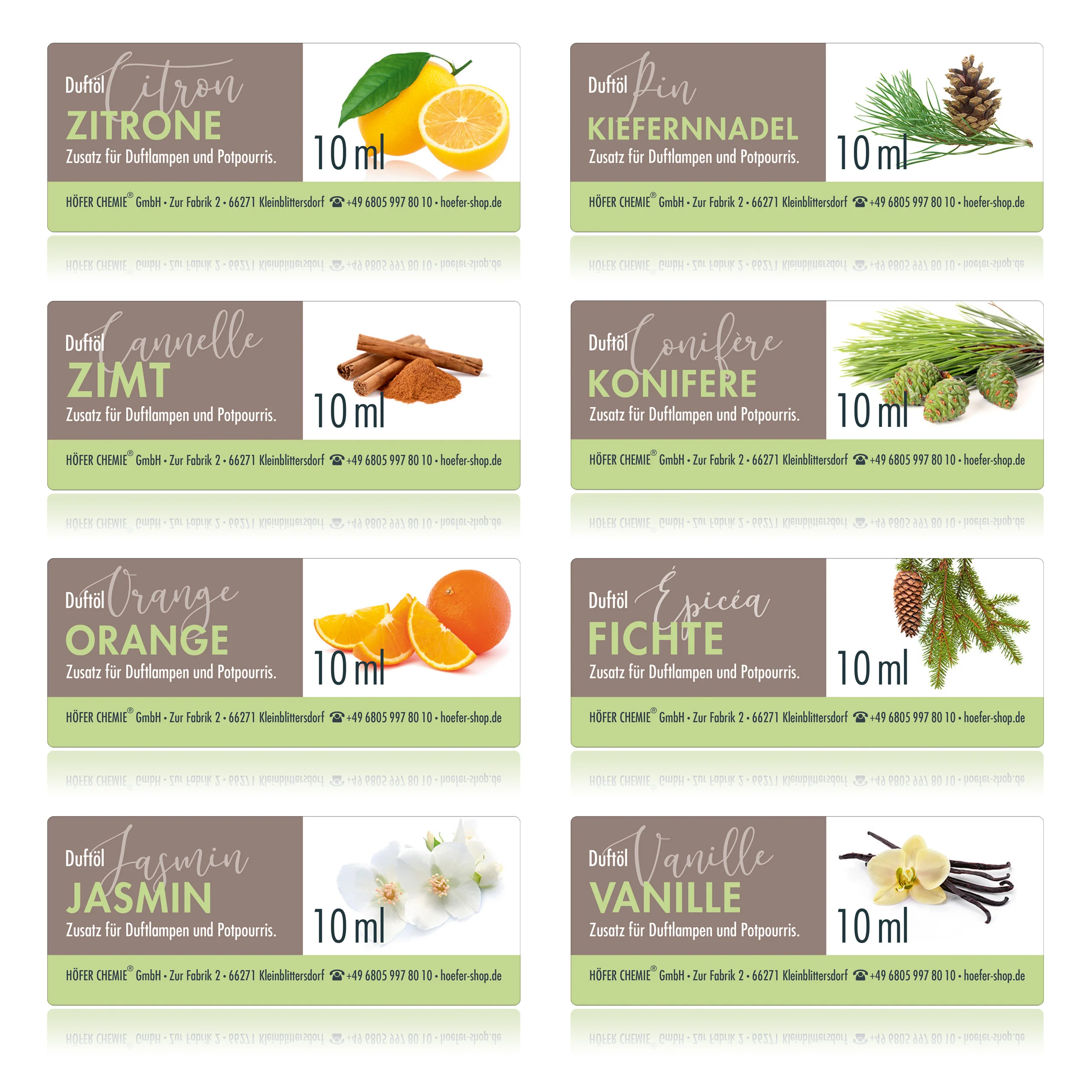 8 x 10 ml BAYZID® SPA Duftöl-Set Nr. 5 - Image 7