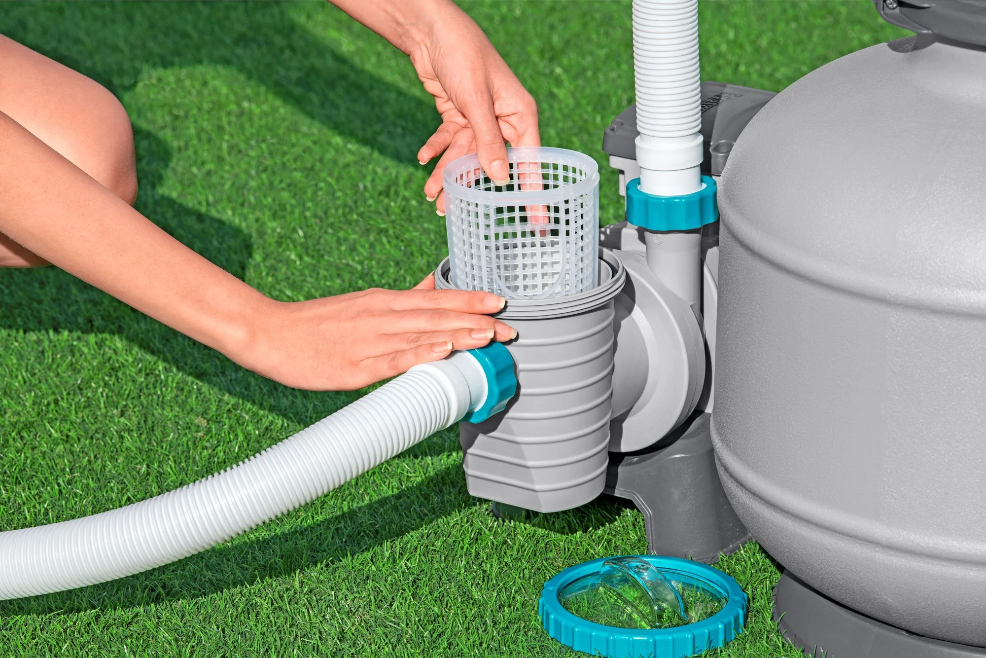 Bestway Sandfilteranlage mit Zeitschaltuhr 6.056 l/h, 230 W - Image 4