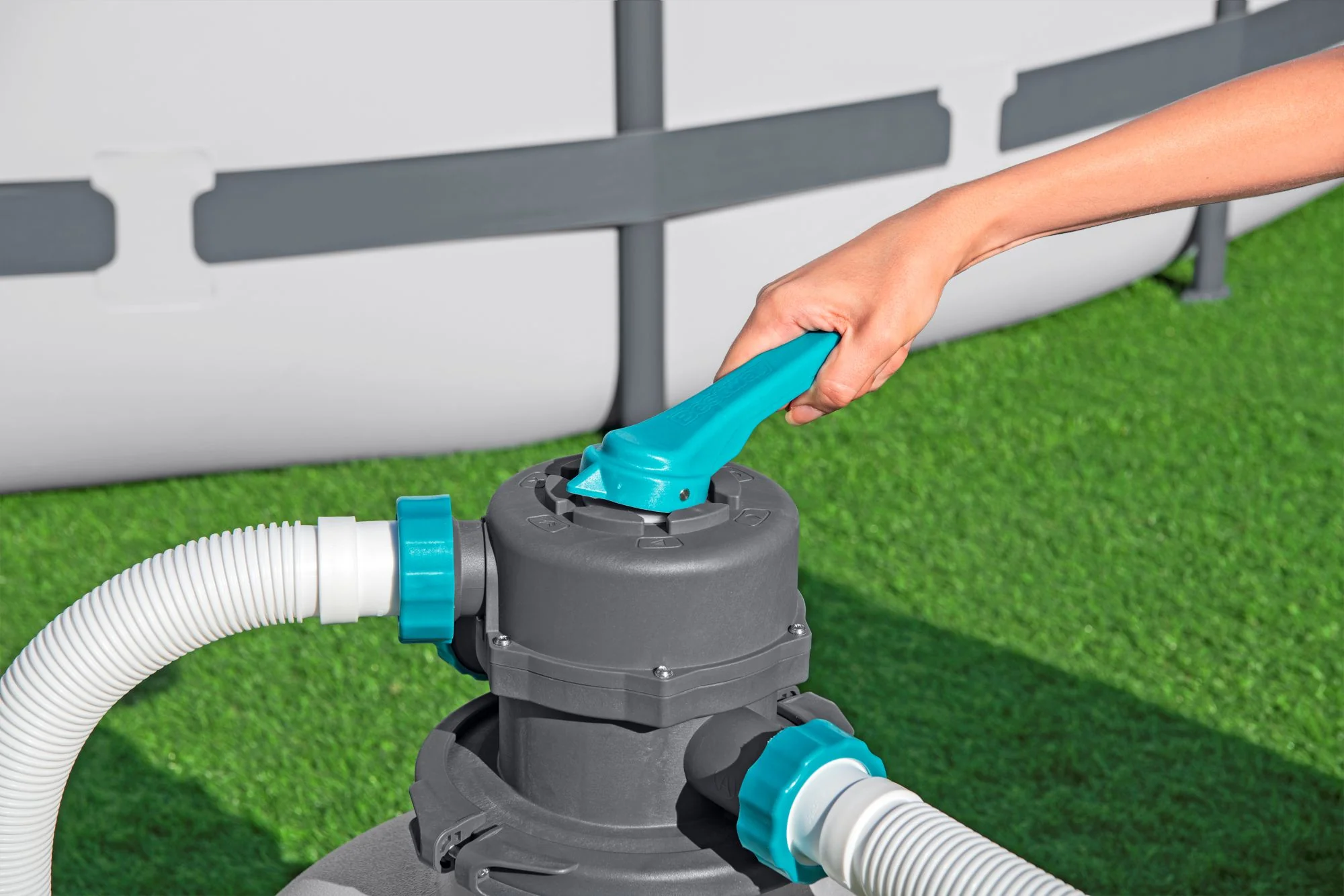 Bestway Sandfilteranlage mit Zeitschaltuhr 6.056 l/h, 230 W - Image 5