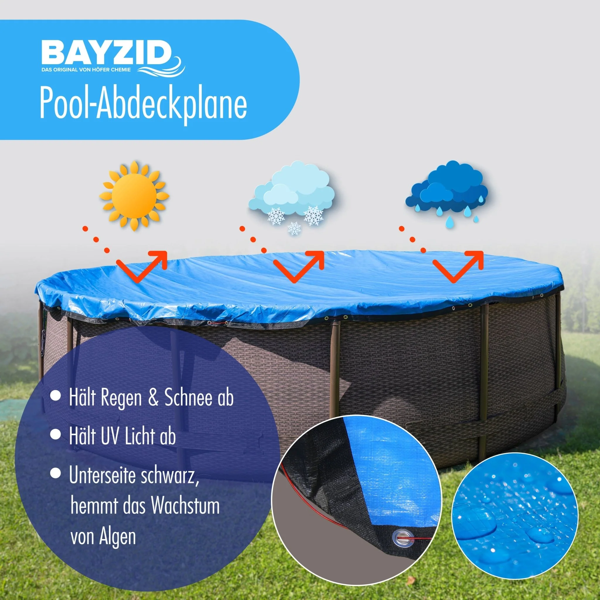Poolabdeckung für runde Pools 4 m - Image 3