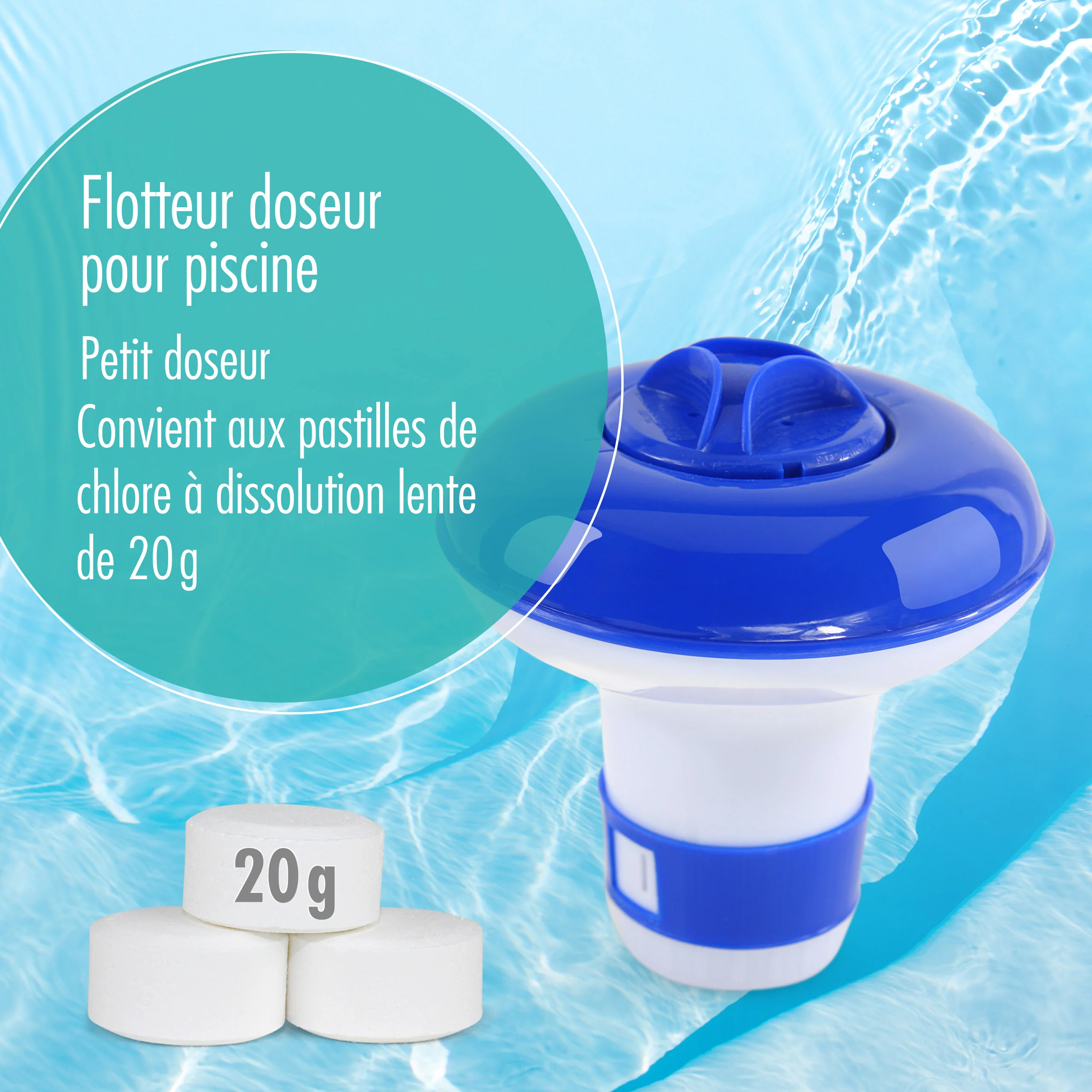 Pool Dosierschwimmer für 20g Chlortabletten - Image 4