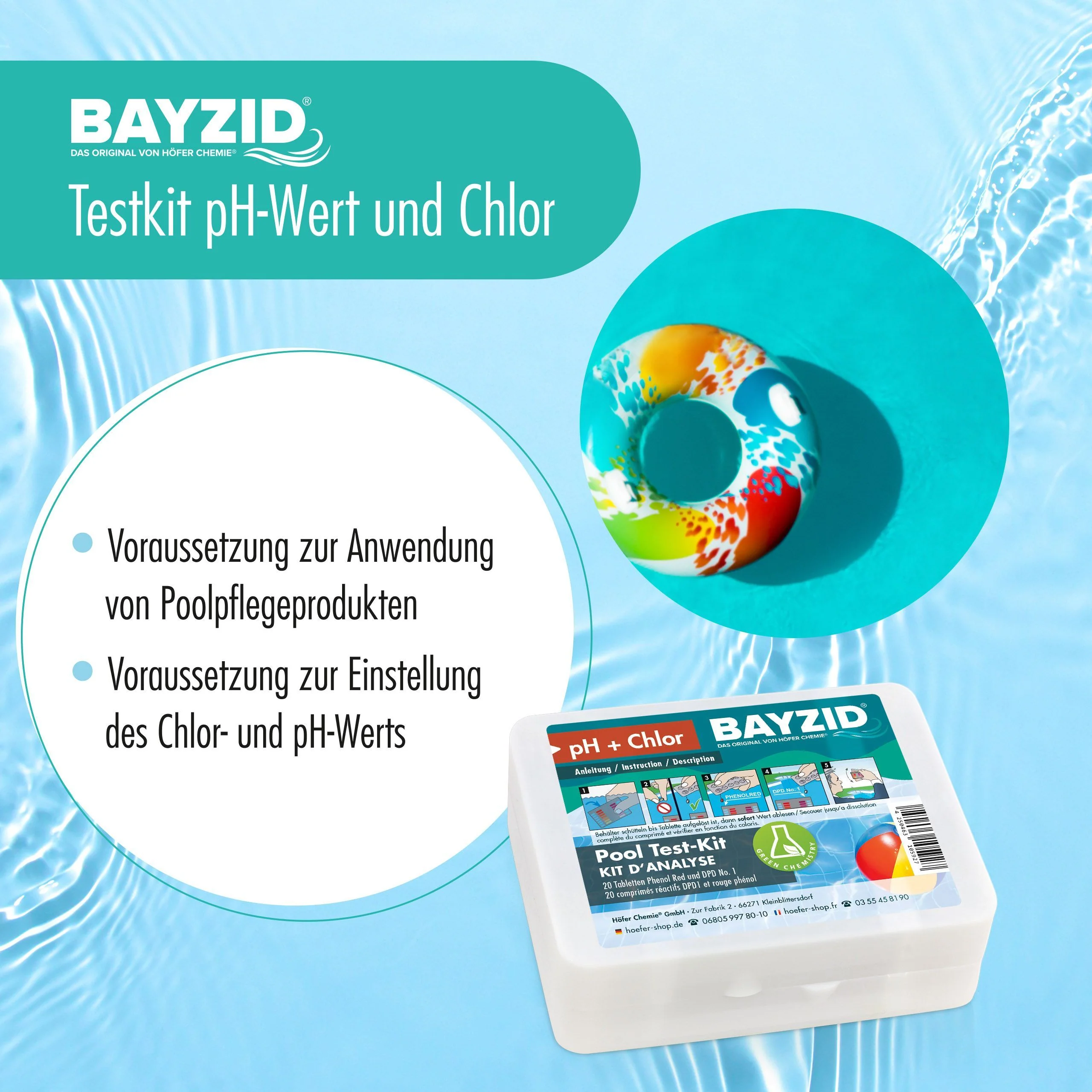Test-Kit zur optimalen Messung des Chlorgehalts und pH-Werts - Image 5