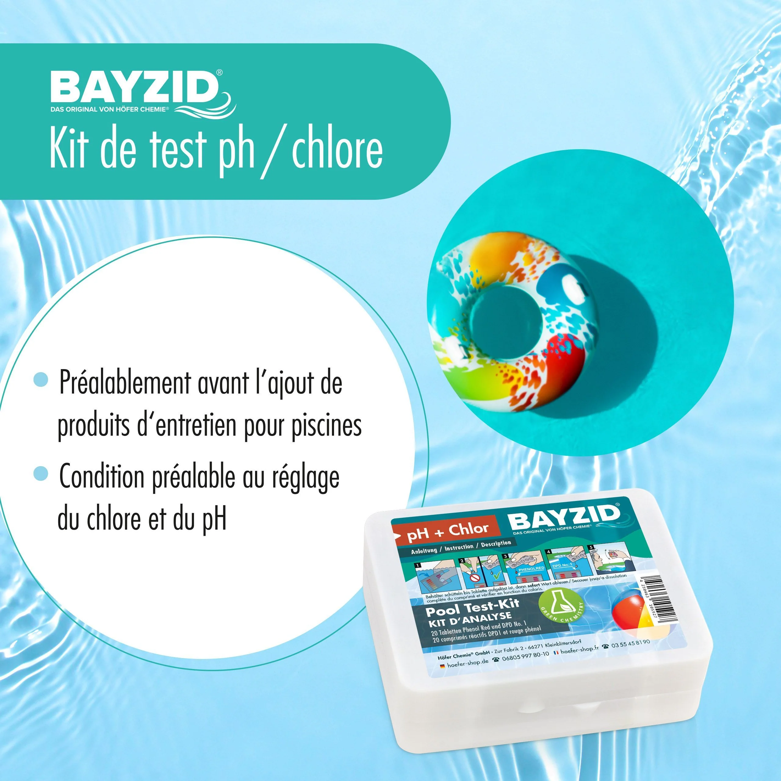 Test-Kit zur optimalen Messung des Chlorgehalts und pH-Werts - Image 6